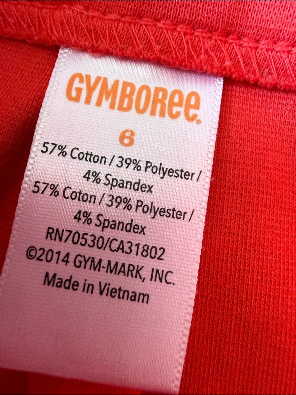 Gymboree girls outfit orange skirt navy blue polka dot top 6